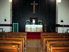 The interior of St. Colman’s Church, Kilwarlin.