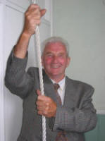 Colin Morwood - Sexton, pictured ringing the bell at St. John’s Parish Church, Moira.
