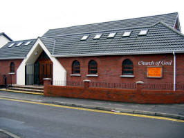 Church of God, Dunmurry. Refurbishment and enlargement of a small hall on this site was completed in May 2000.