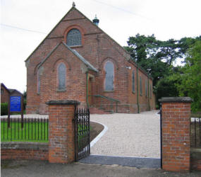 Broomhedge Methodist Church, built in 1897.