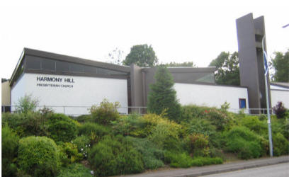 Harmony Hill Presbyterian Church, Lambeg, opened in May 1965.