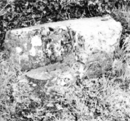 The strange stone that is shaped like a chair, located at Crew Road outside Glenavy