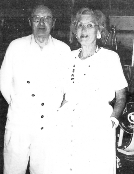 Happier times - Richard and Myrtle Neff after 50 years of marriage in 1995.