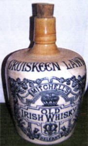 The Cruiskeen Lawn Whiskey jug that helped quench the drooth of some of the Fourscore men.