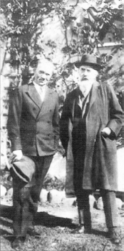 Alexander Irvine with George William Russell, artist poet and writer in 1930.