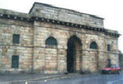 The gatelodge of the 'New Jail' at Downpatrick. The jail was demolished in 1933 and Down High School now occupies the site.