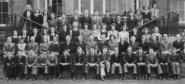 An old friend of mine recently produced a photograph taken outside the Technical College in about 1946.