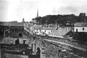 The old stone bridge in Lisburn.