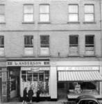J M Cumins  butcher s shop at 43 Bow Street circa early 1950s. John Macbeth Cumins also owned the property on the left of the picture. (Photo courtesy of the Irish Linen Centre Lisburn Museum).