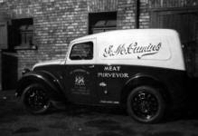 The Cumins  family butcher's delivery van (1939).