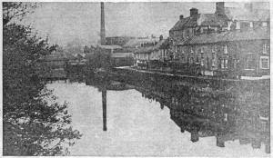 The old dock area on the River Lagan which was in use when coal barges 
