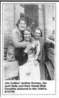 Jim Collins' mother Doreen, his aunt Sally and their friend Rhia Forsythe pictured in the 1930's. S15756