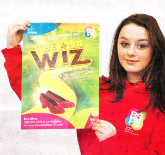 Beth Stewart who is playing Dorothy in The Belfast School of Performing Arts production 'The Wiz.