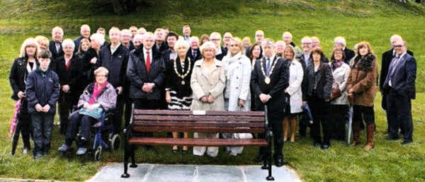 The Rotary Club of lagan Valley has installed a bench In Lisburn dedicated to local businessman Brian Burke who sadly passed away. The ceremony was attended by Brian's widow Edith and daughter Gaynor as well as some extended family and members of both Lisburn and Lagan Valley Rotary Clubs.