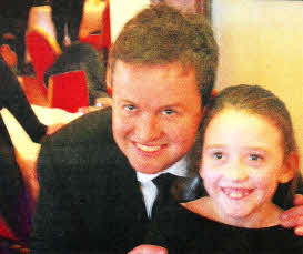 Declan Donnelly with Katie Henry.