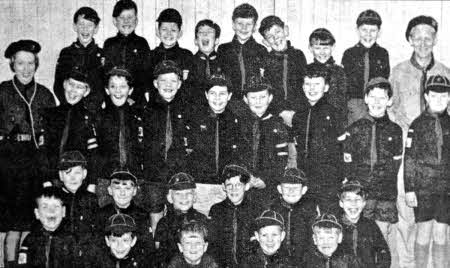 First Dunmurry Cub Pack pictured in July 1966.