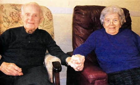 Edgar and Lavinia Boyd who celebrated their 72nd wedding anniversary