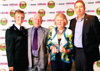 Noreen and Joe Fegan along with DCC Judith Gillespie and Kevin Scruby from award sponsors Rias.