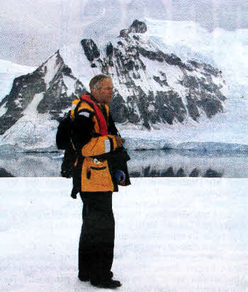 Jonathan Shackleton on an expedition to the Antarctic Peninsula.