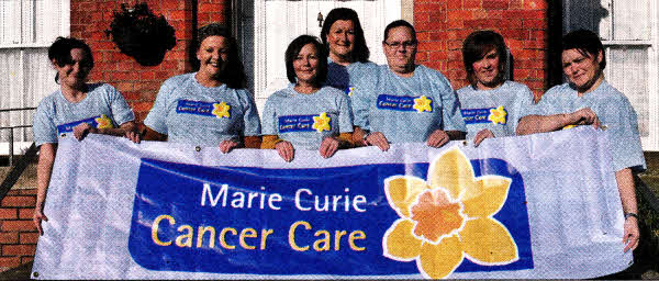 The new Colin Glen Marie Curie Fundraising Group was recently launched at Cloona House