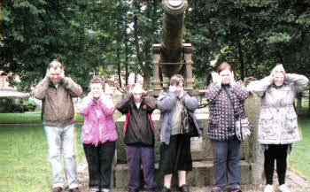 Art Room Service Users at Castle Gardens, Lisburn