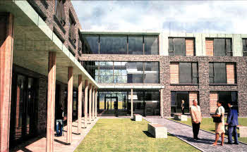 An artist's impression of the proposed nursing home.