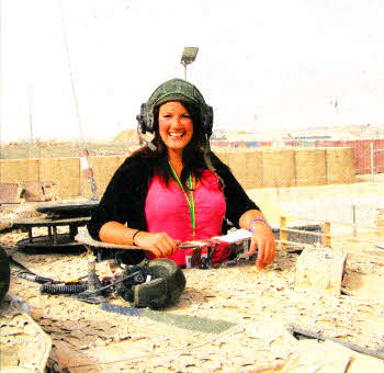 Rachel Cochrane in Afghanistan