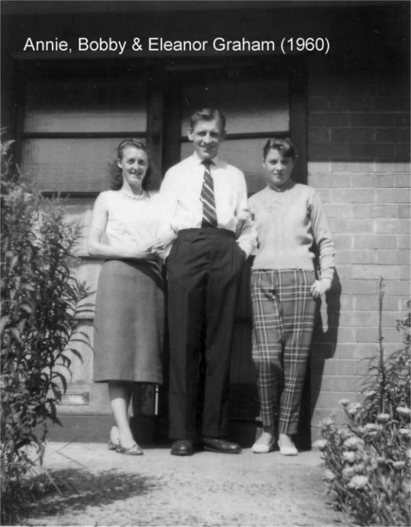 Annie, Bobby & Eleanor Graham (1960)