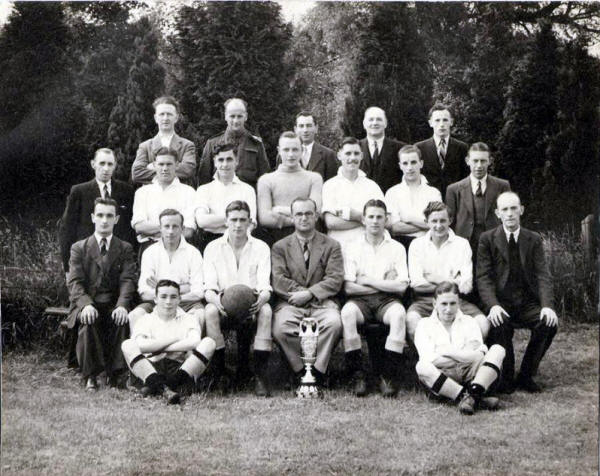 Hilden Rec. football team circa 1942-43. One of the teams that won the Irish Junior Cup. (Northern Ireland).
