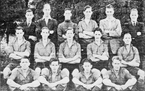 Burnhouse football team in the Lisburn area around 1950