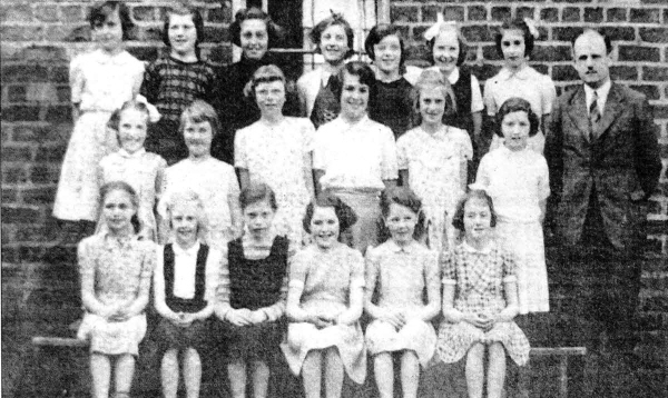 Pupils at Sloan Street Primary School pictured during Coronation year -1953