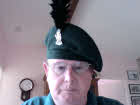 Me wearing my Royal Ulster Rifles Caubeen