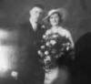 David and Martha Connor taken in 1936 married in the Lisburn Cathedral.