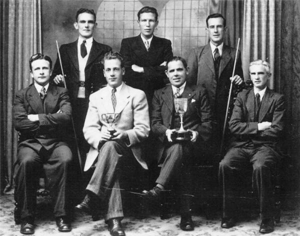 St Joseph's Billiards 'B' Team in 1947 