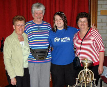 Pictured at a car-boot sale in St Paul's, Lisburn on Saturday 19th May are L to R: Mrs Beth Ward, Mrs Margaret Clarke, Shelly Boyd and Mrs Oriel Gamble.