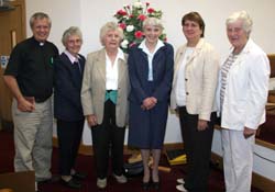 Some members of the Lecale group of churches pictured at the Bishops' Bible week in St Saviour's, Dollingstown last Tuesday night (28th August). L to R: Very Rev Henry Hull - Dean of Down, Olly Stapleton, Mabel McComskey, Maureen Leathers, Gerry Hull and Betty Dunn