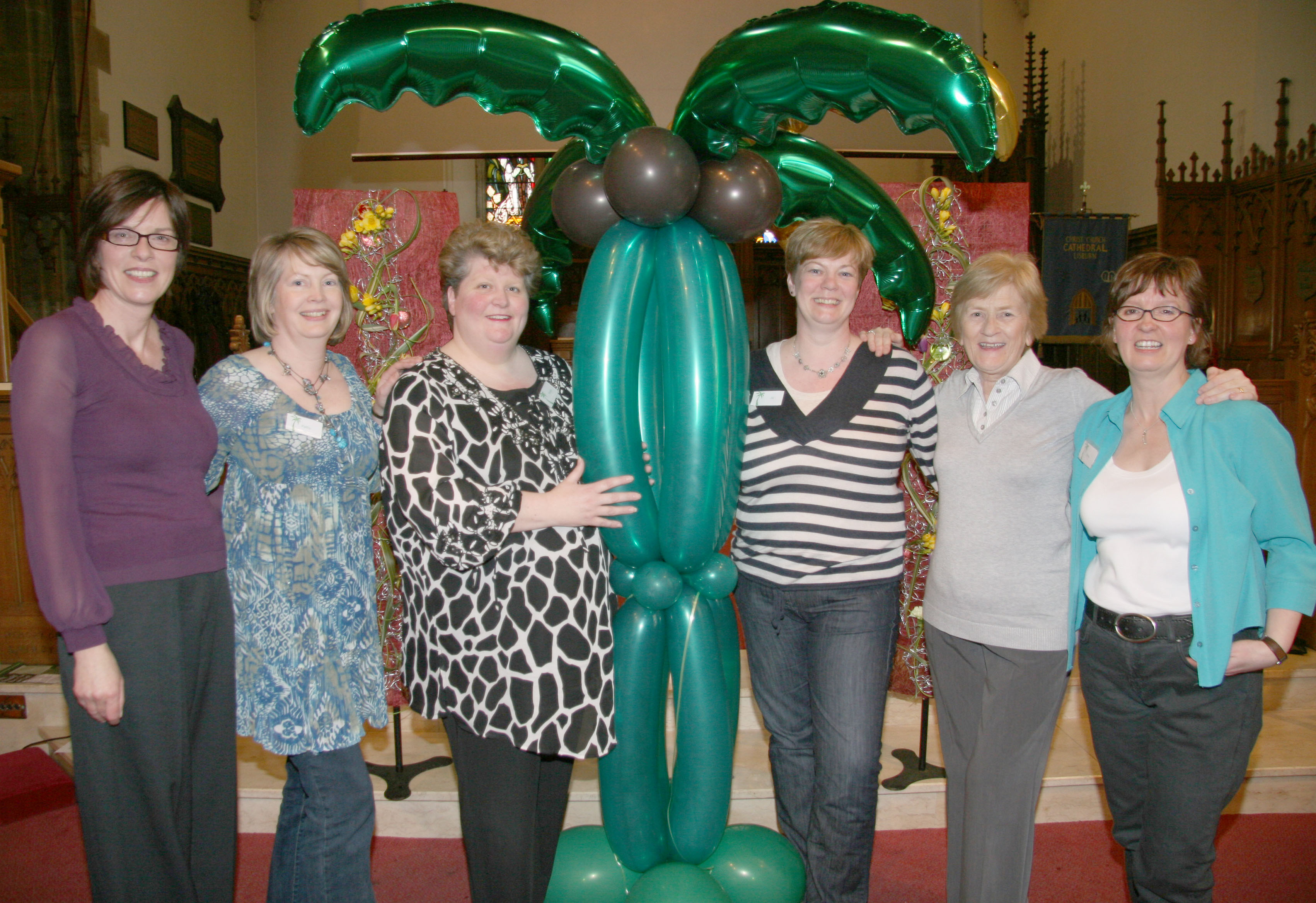 At Oasis In The City in Lisburn Cathedral last Saturday (March 28) are L to R: Alma McManus (Guest Speaker), Kathy Bell, Karen Welsh, Jill Lester, Andree Christie and Anne Humes.