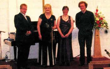 Performers (left to right): Jonathan Rea (Piano), Hayley Howe (Violin and Soprano), Gillian McCutcheon (Clarinet) and Sam Johnston (Jazz Vocalist)