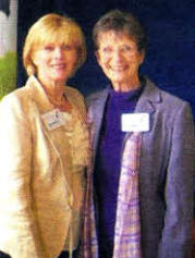 Dorothy McReynolds and Fiona Castle at the 'Help l'm a Woman' Conference at Lambeg Parish Church.
	