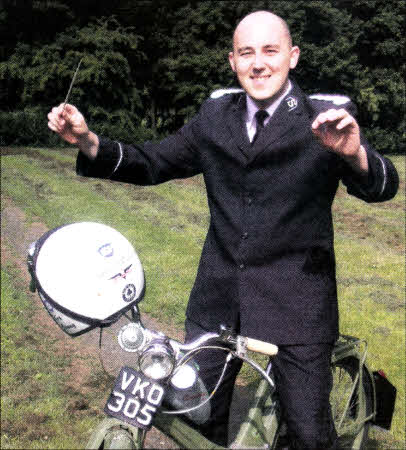 Salvation Army member Jonathan Corry will be riding a 1955 NSU Quickly moped to raise funds for The Salvation Army Chikankata Hospital to purchase a bus from which to run a mobile clinic in rural Zambia, and Riders for Health which provides transport for health care workers in Africa. 
