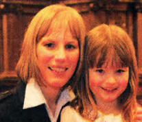 GB Officer Sarah Parkinson with her daughter Holly.