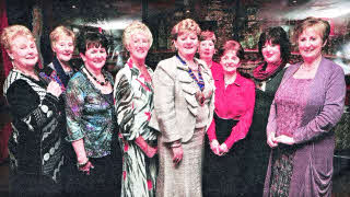 Legacurry Wl's committee at their 60th Anniversary dinner US0811-404PM