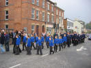1st Lisburn Boysï¿½ Brigade Junior Section and Company Section picturing going into Railway Street Presbyterian Church on Sunday 16th October 2005 for a Youth Work Commissioning Service. 