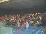 Some of the 500 strong crowd that attended the Tough Talk Power Lifting Display in Lisburn Leisureplex on Saturday 24th September 2005.