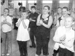 Children dancing at the First Lisburn Church Kids Club. US33-123AO Picture By: Aidan O'Reilly