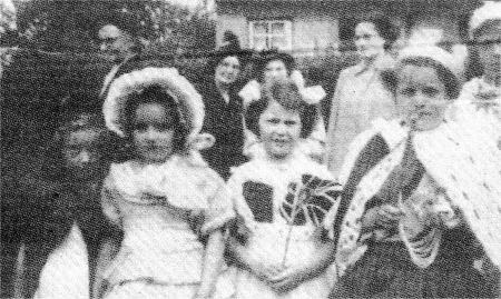 On the day of the Coronation - June 2 1953 - there was a village party. 