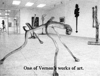 One of Vernon's works of art.