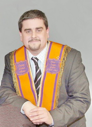 Bro Dr Jonathan Mattison Worshipful District Master elect.
