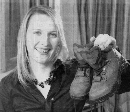 Elaine Patton, who is about to set off on a marathon trek across the Sahara Desert. US0807- 653CD