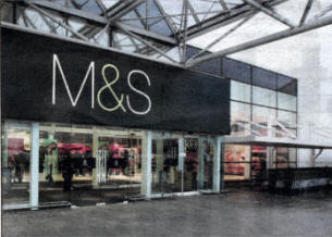 The Marks and Spencer store at Sprucefield.